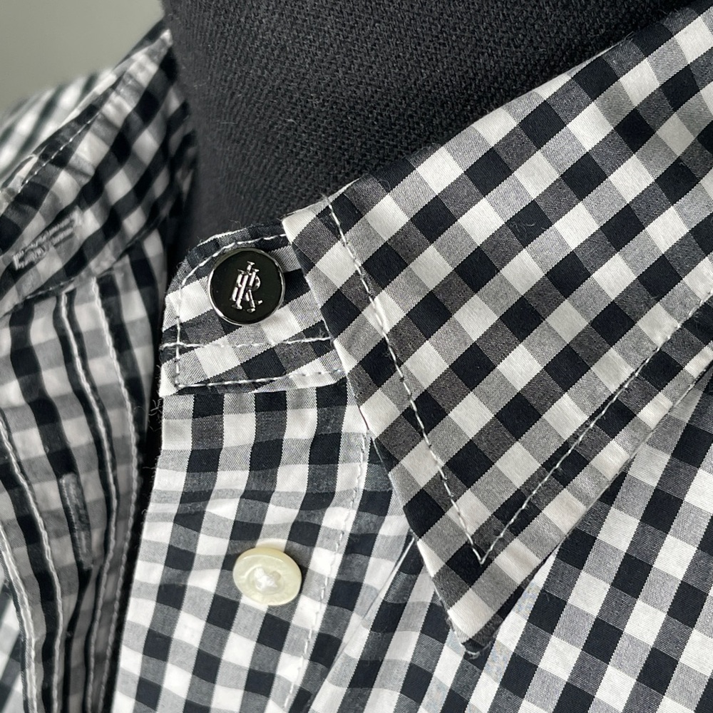 Lauren Ralph Lauren Gingham Bell Sleeve Top - Picture 5 of 7